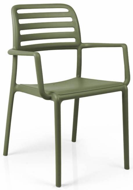 Кресло пластиковое Costa агава 585х570х860 мм