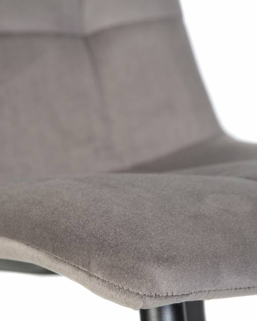 Стул обеденный DOBRIN CHILLY, Темно-серый Holland 18, основание черное