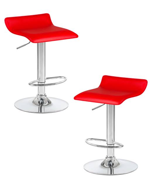 Набор 2 шт Стул барный DOBRIN TOMMY, красный