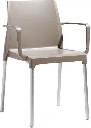 Кресло пластиковое Scab Design, Chloe Mon Amour тортора