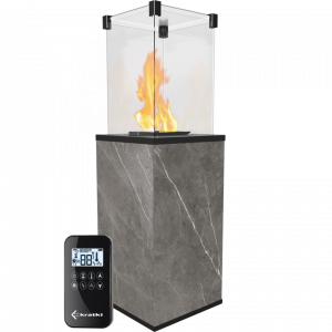 Нагреватель газовый PATIO/G31/37MBAR/Q/N/P/G - NATURALI PIETRA GREY, пульт