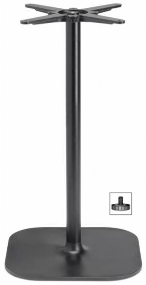 Подстолье металлическое барное Rhino черный 460х460х1090 мм