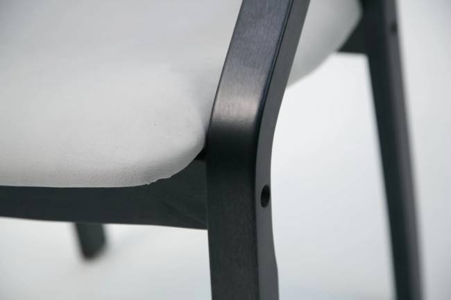 Стул-кресло Джуно 2.0 чёрное дерево/серый Стул-кресло Джуно 2.0 чёрное дерево/серый