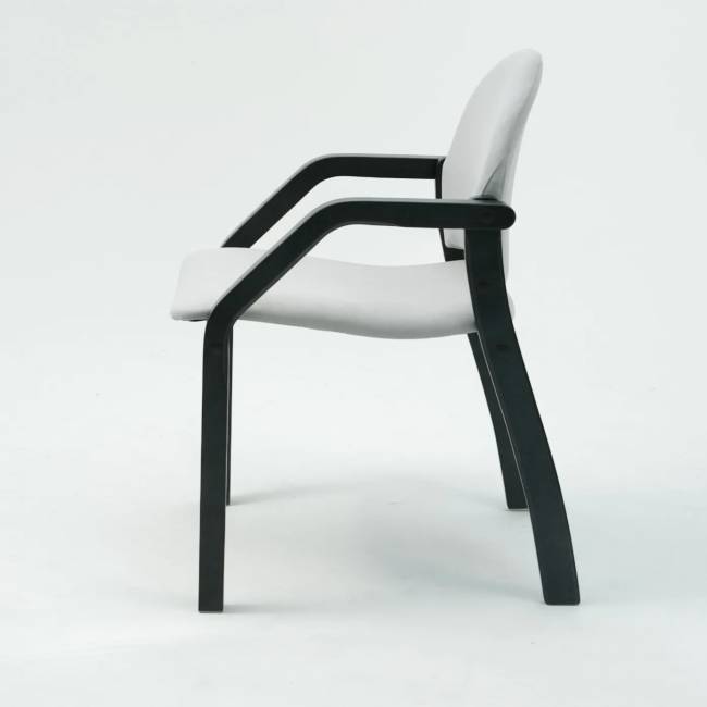 Стул-кресло Джуно 2.0 чёрное дерево/серый Стул-кресло Джуно 2.0 чёрное дерево/серый