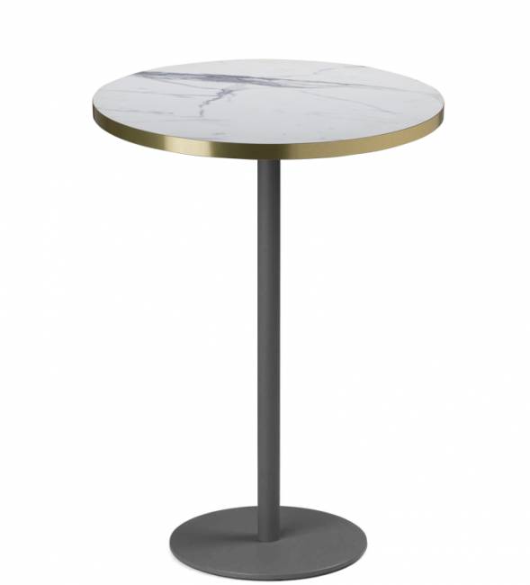 Подстолье металлическое барное Tiffany антрацит Ø450х1090 мм