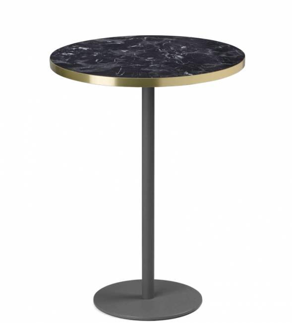 Подстолье металлическое барное Tiffany антрацит Ø450х1090 мм