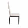Стул Easy (mod. 24-1) металл, вельвет, 49 х 41 х 98 см, Light grey (светло-серый) HLR14 / черный (Комплект из 4 шт.) Light grey (светло-серый) HLR14 / черный металл, вельвет