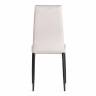 Стул Easy (mod. 24-1) металл, вельвет, 49 х 41 х 98 см, Light grey (светло-серый) HLR14 / черный (Комплект из 4 шт.) Light grey (светло-серый) HLR14 / черный металл, вельвет