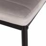 Стул Easy (mod. 24-1) металл, вельвет, 49 х 41 х 98 см, Light grey (светло-серый) HLR14 / черный (Комплект из 4 шт.) Light grey (светло-серый) HLR14 / черный металл, вельвет