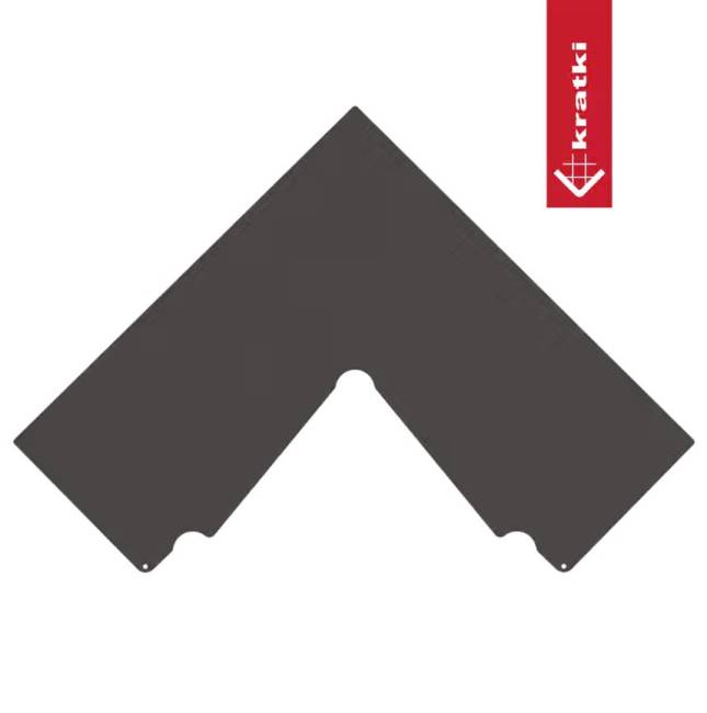 Притопочный лист Kratki REN квадрат