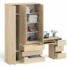 Стол компьютерный МС-6 правый и шкаф-комод с дверкой МШ-1200-1 Мори цвет дуб сонома