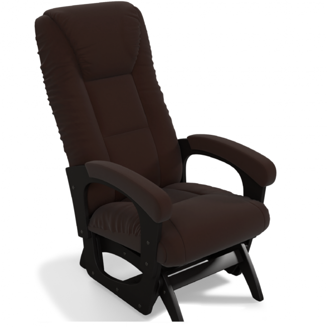 Кресло- маятниковое «ЛЕОН», ткань шоколад
