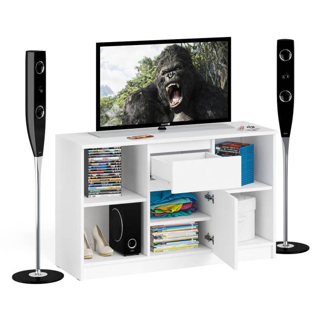 Тумба ТВ Мори МТВ1204.1 цвет белый