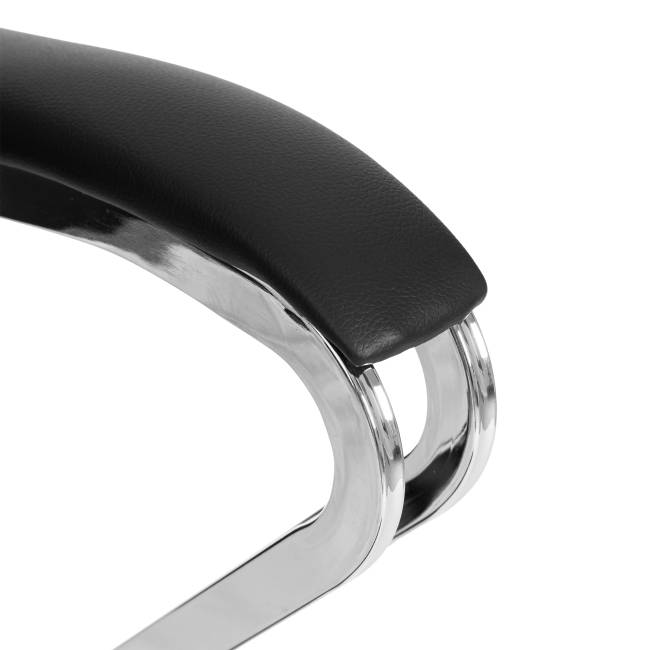 Кресло Nordic/Нордик сетка/кож.зам, черный черный сетка/кож.зам