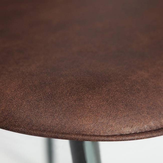 Стул STORM (mod. 807) металл/экокожа, 46 х 53 х 87 х 49 см, тёмно-коричневый/темно-серый (Комплект из 4 шт.) тёмно-коричневый/темно-серый металл/экокожа