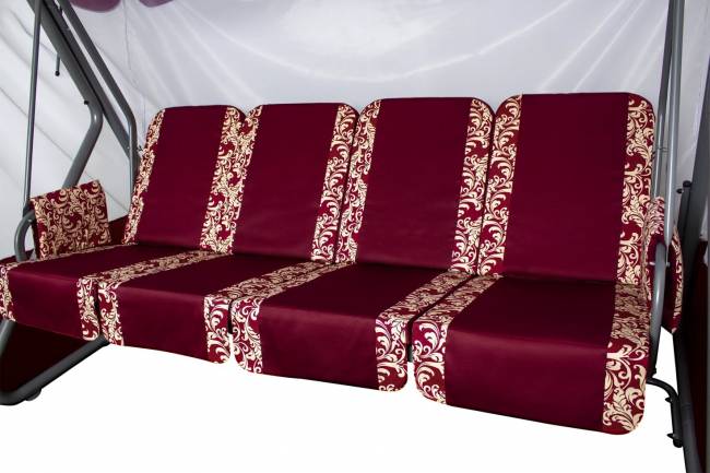 Качели садовые "Оазис Премиум Плюс", бордо