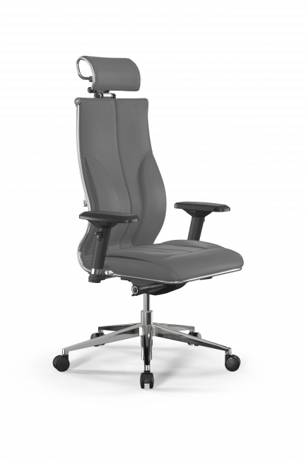 Кресло Samurai B2-11D - Infinity /Kc06/Wm06/D04P/H2cL-3D(M26.B32.G25.W03), серый