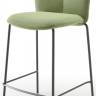 Стул барный с обивкой Mentha Pop антрацит, зеленый 480х550х1110 мм Стул барный с обивкой Mentha Pop антрацит, зеленый 480х550х1110 мм