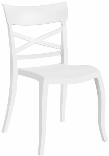 Стул пластиковый XSera-S белый 490х550х840 мм