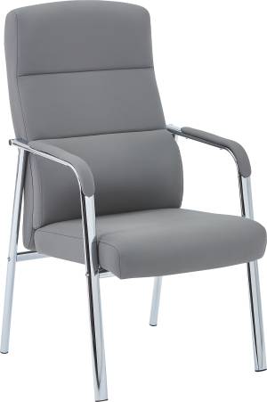 Кресло Everprof City Экокожа Серый