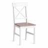 Обеденный комплект Хадсон (стол + 4 стула)/ Hudson Dining Set (mod.0104) МДФ/тополь/меламин, стол: 118х74х73 см, стул: 42,5x46,5x93,5 см, white (белый) / grey (серый) white (белый) / grey (серый) МДФ/тополь/меламин