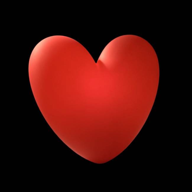 Светильник пластиковый настенный Сердце Love Lighting красный 400х200х400 мм