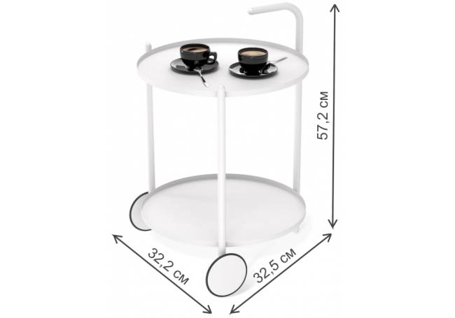 SHT-CT60 белый муар / белый