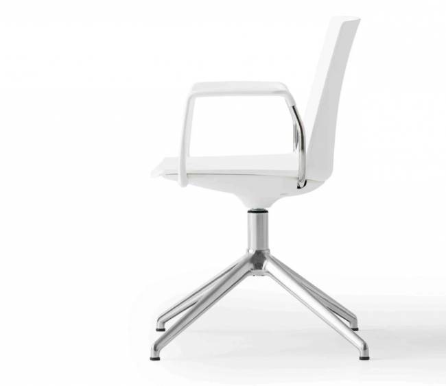 Кресло офисное пластиковое Jubel L BR 585х500х830-920 мм Кресло офисное пластиковое Jubel L BR 585х500х830-920 мм