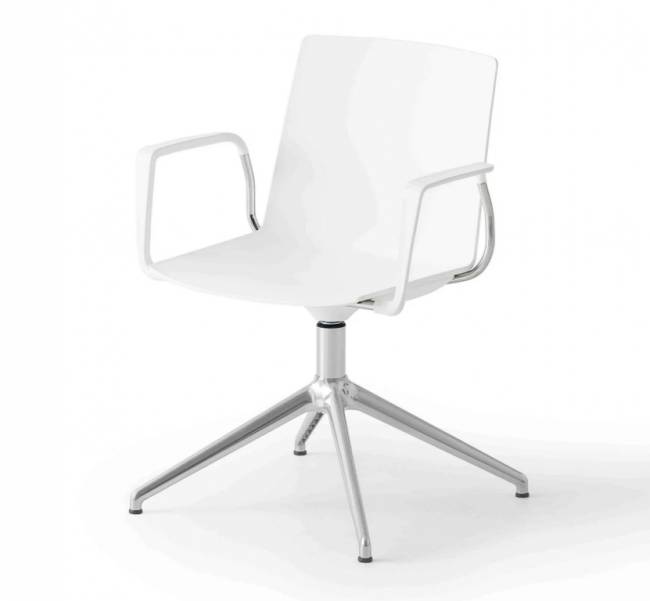 Кресло офисное пластиковое Jubel L BR 585х500х830-920 мм Кресло офисное пластиковое Jubel L BR 585х500х830-920 мм