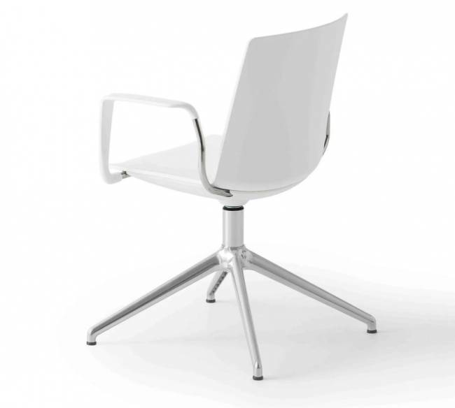 Кресло офисное пластиковое Jubel L BR 585х500х830-920 мм Кресло офисное пластиковое Jubel L BR 585х500х830-920 мм