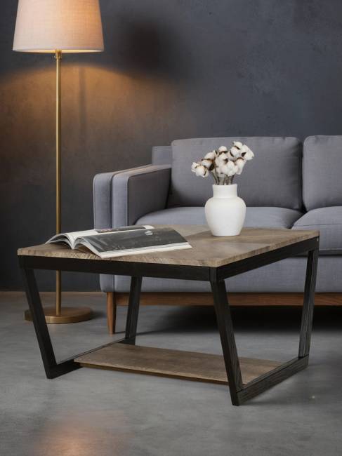 Стол журнальный BeautyStyle 32 дуб крымский состаренный/венге