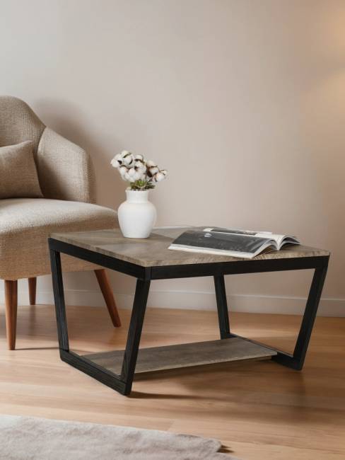 Стол журнальный BeautyStyle 32 дуб крымский состаренный/венге