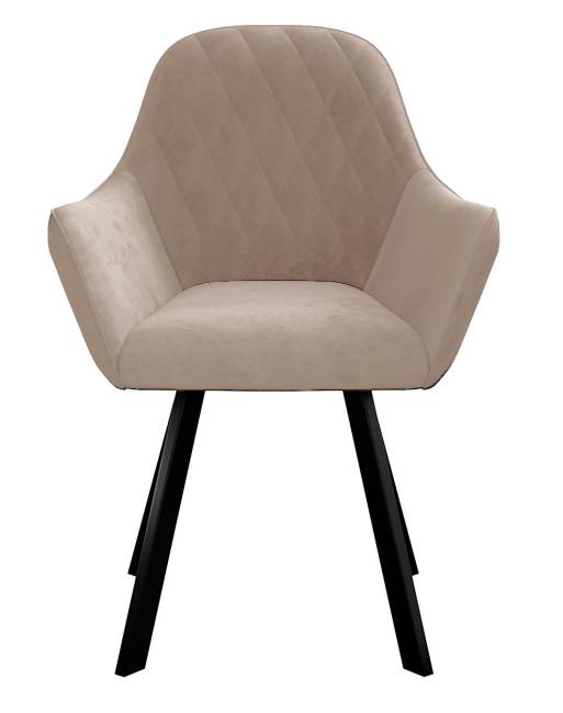 Стул DikLine 240 поворотный, Z128 бежевый, ножки черные