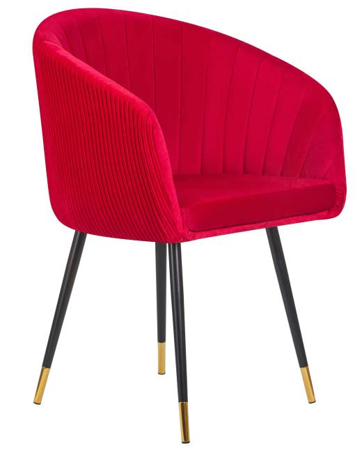 Стул обеденный DOBRIN MARY, малиновый велюр (1922-14)