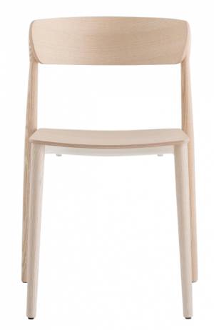 Стул деревянный Nemea беленый ясень 520х500х770 мм