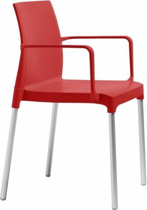 Кресло пластиковое Scab Design, Chloe Mon Amour красный