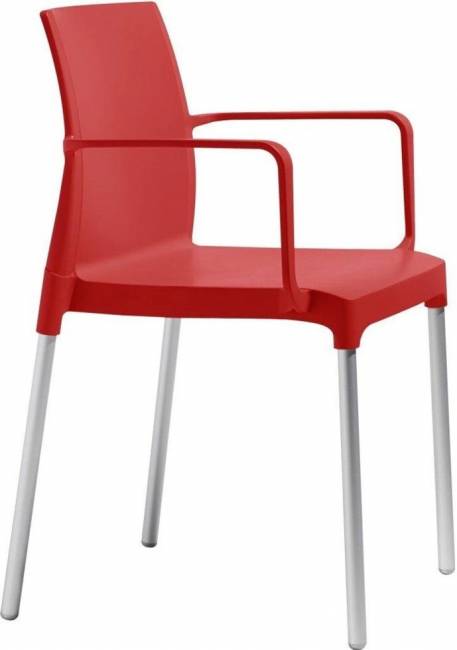 Кресло пластиковое Scab Design, Chloe Mon Amour красный