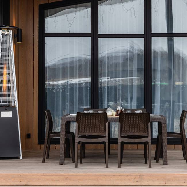 Обеденный комплект JULY M коричневый