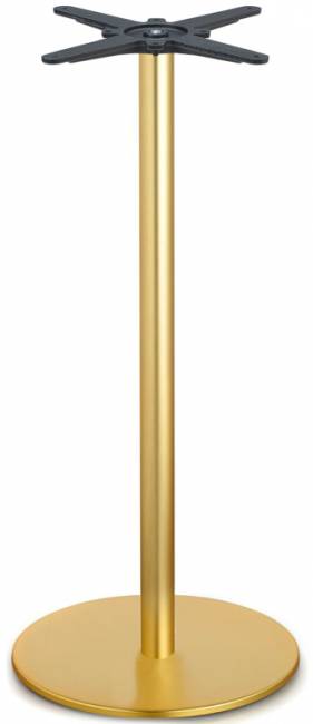 Подстолье металлическое барное Tiffany матовое золото Ø450х1090 мм