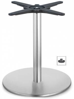 Подстолье металлическое Tiffany сатинированная сталь Ø450х500 мм