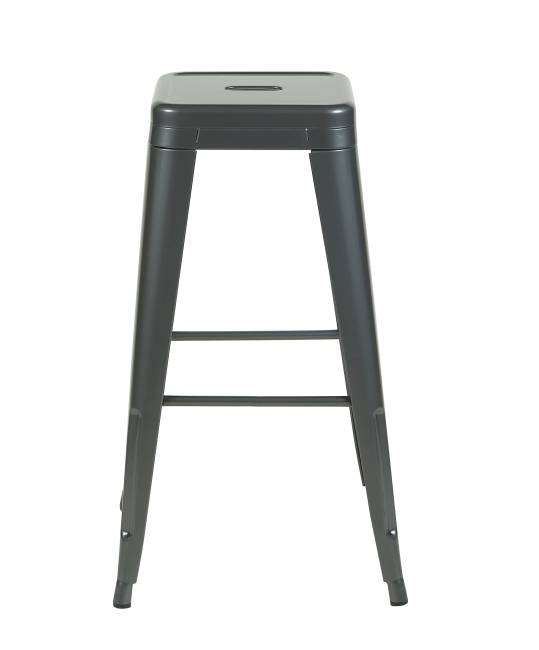 Стул барный TOLIX серебристый матовый KD