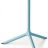Стол ламинированный обеденный Tripe Maxi голубой, кортен 700х700х740 мм