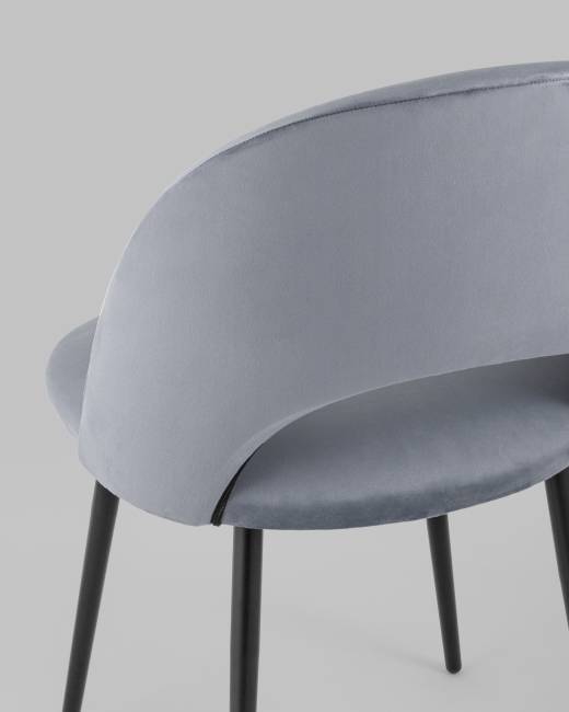 Стул Меган SN велюр серый