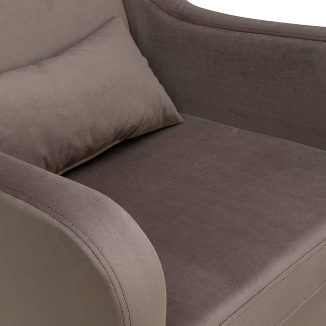 Кресло Leset Хилтон V23 молочный шоколад Венге