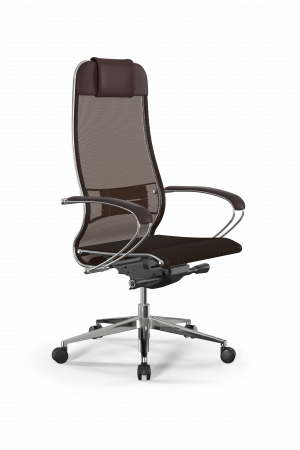 Кресло Samurai L1-1K - TS /Uc00/Nc00/K2cL(M26.B32.G25.W03), темно-коричневый