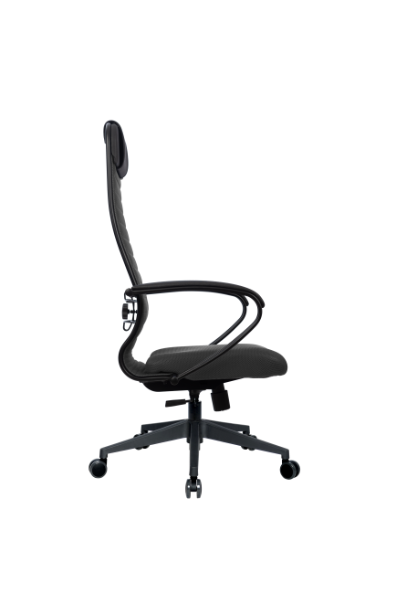 Кресло МЕТТА-21(MPRU)/подл.130/осн.002, темно-серый/темно-серый