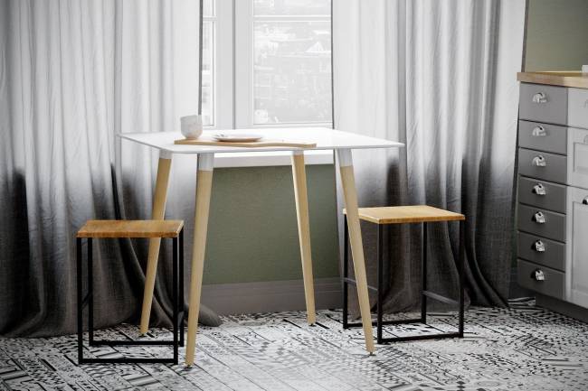 Табурет Калифорния Рокс, дуб американский