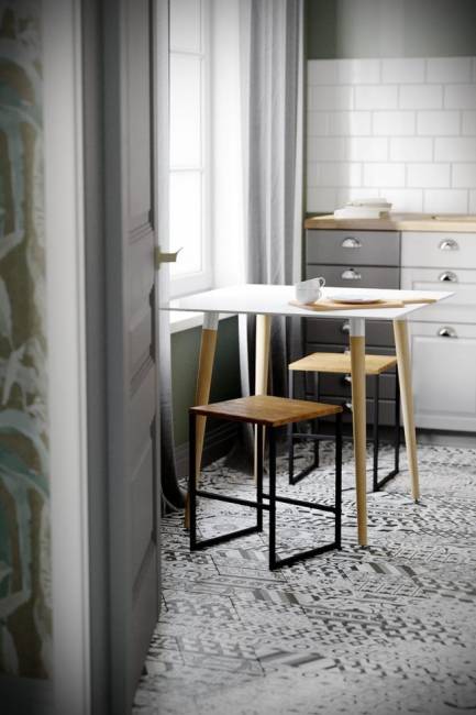 Табурет Калифорния Рокс, дуб американский