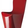 Стул пластиковый Zoe Lacquered красный 500х570х840 мм