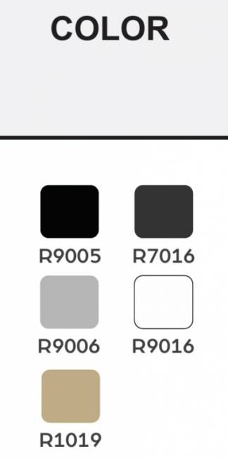 Подстолье металлическое Fuozleg черный 530х530х730 мм